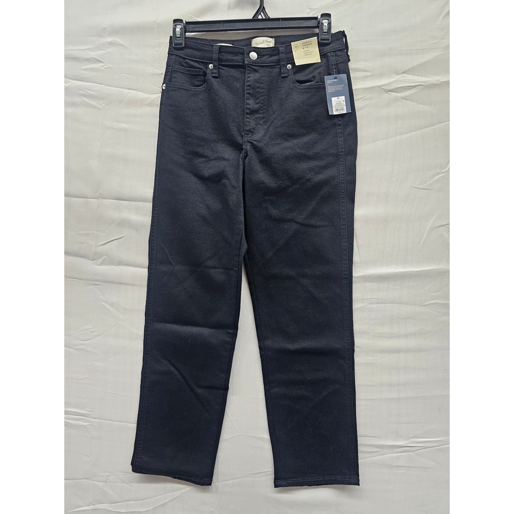 Universal Thread Womens 10R Everyday Straight High‎ Rise Black Jeans 014091530